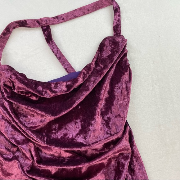 Revolve Superdown Corella Crushed Velvet Mini Dress - Picture 5 of 7